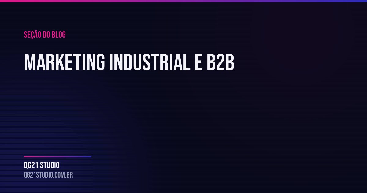 Marketing para Indústria