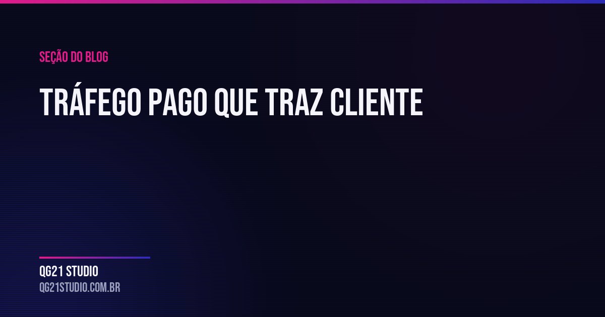 Tráfego Pago